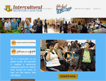 Tablet Screenshot of interculturalseniorcenter.org